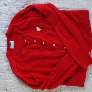 Old Navy Heart Cardigan with Cami